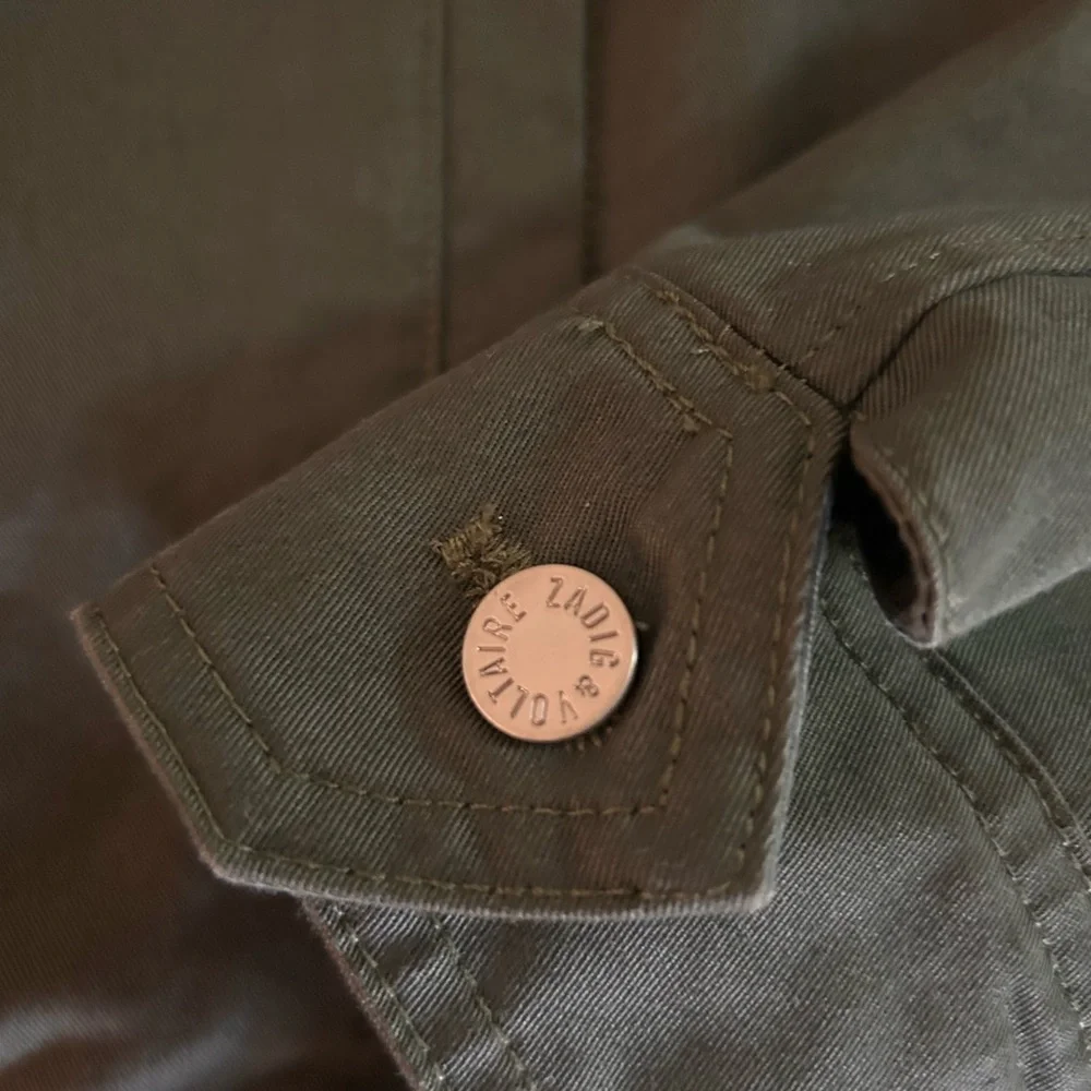 Zadig and Voltaire Military Style Jacket Kaki - Picture 5 of 7